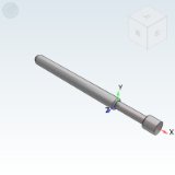 PLA-004 - probe standard type minimum installation center distance 187mil/4.75mm