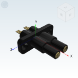 PNP300 - Integral probe High-current probe Minimum mounting center distance 3.96mm and maximum stroke 12mm