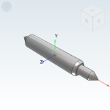 PNPA085 - Double-Headed Probe For Ic Test 85 Series, Minimum Installation Center Distance 40mil/1.0mm, Maximum Stroke 1.1mm