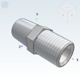 WSD71_72 - American NPT taper pipe thread transition joint/Direct head