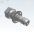 WSH53_54 - Insertion type hose connector British pipe thread · 60 ° outer cone sealing