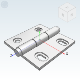 HFC28_E-HFC29 - Aluminum Alloy Dish Hinge, Fixed Type, Waist Hole Type